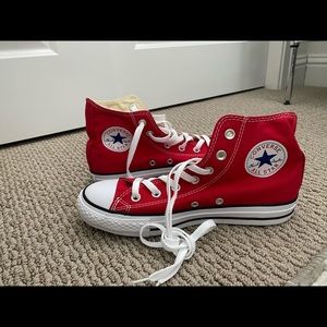 Red Converse All Star High Tops